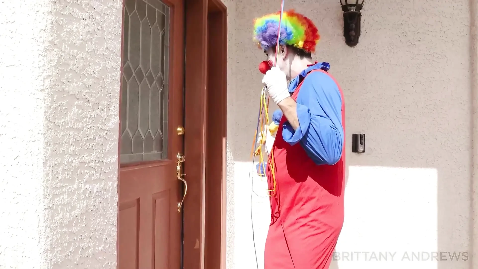 Blonde Brittany Andrews Sucks And Rides Clown Marcus London S Cock