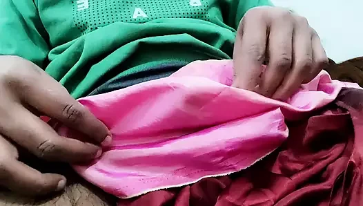 Satin Silk Handjob Porn Satin Fabric Rubbing On Dick Head Gay