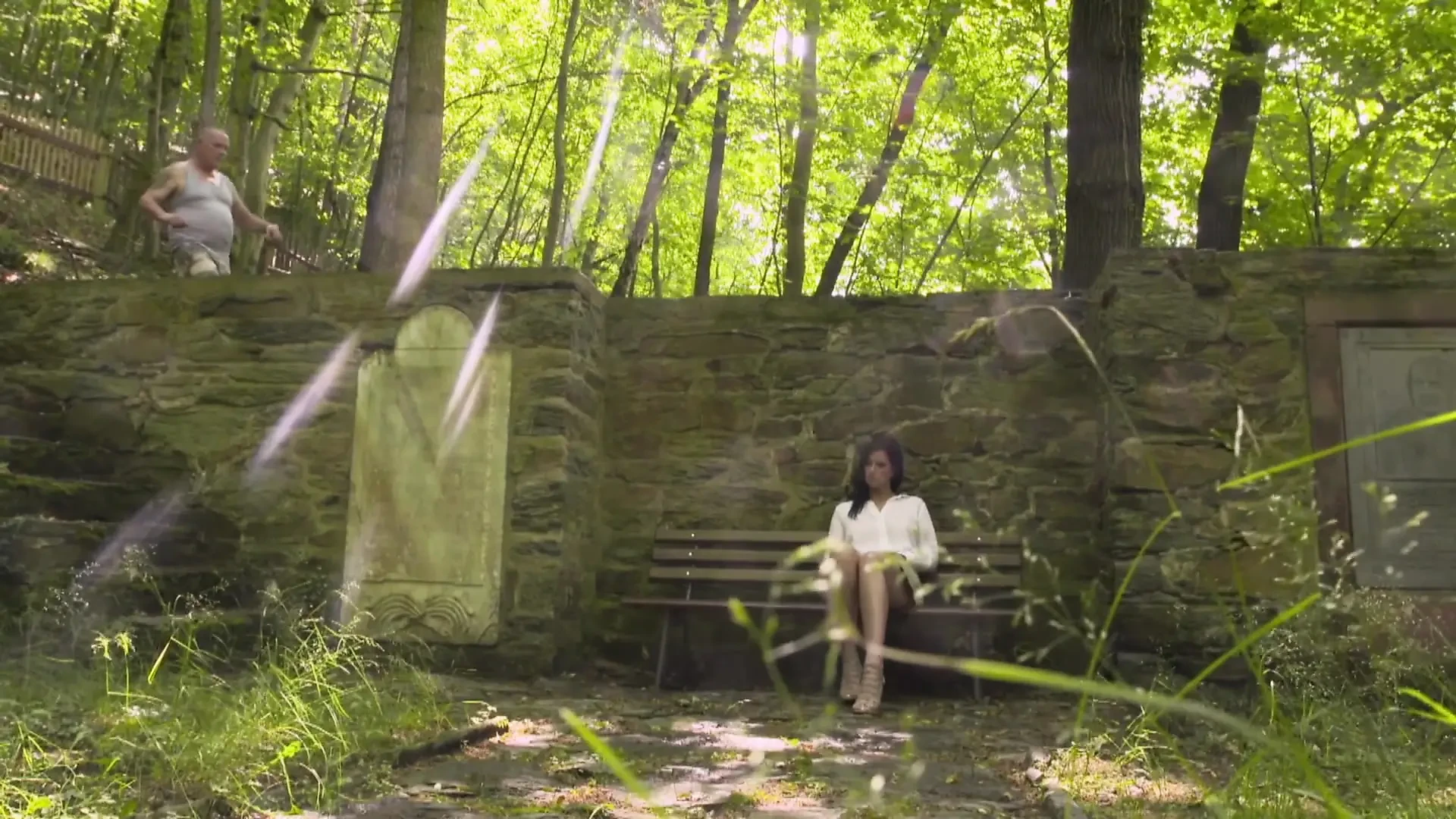 Lovely Big Ass Brunette Fucked Outdoor In The Woods Feat Sina Velvet