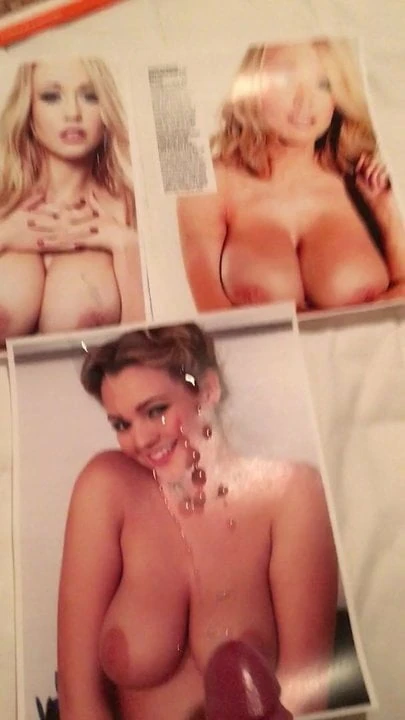 Raining cum on Jodie Gasson and Sophie Reade