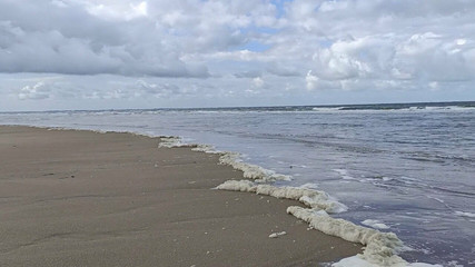 Paja en el mar