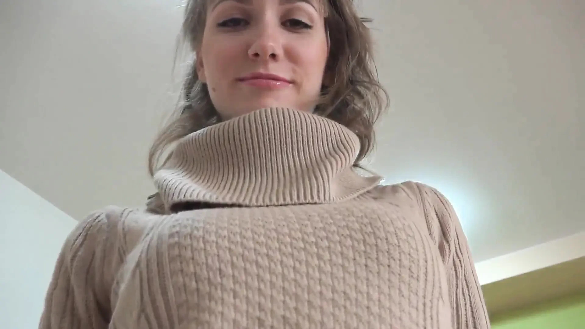 Teasing milking handjob