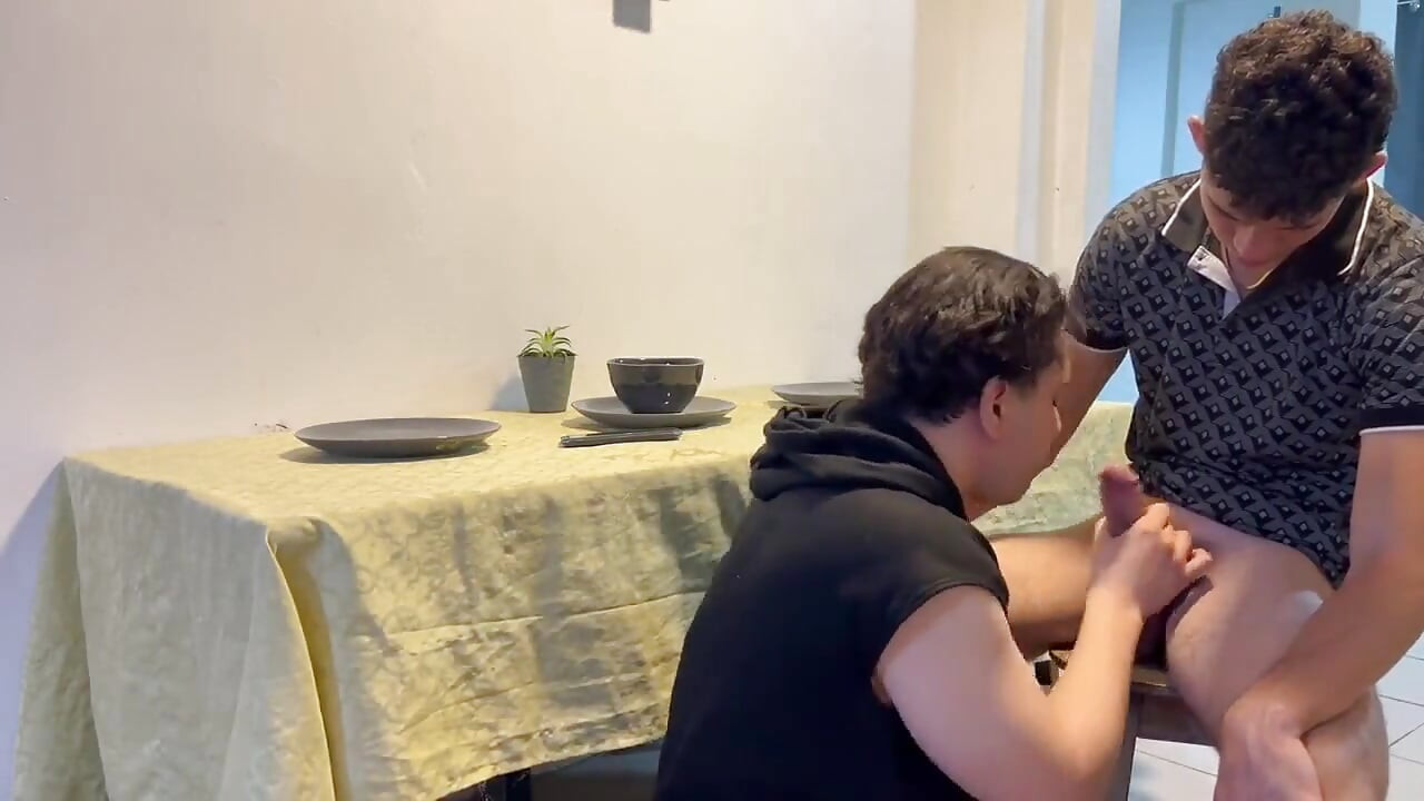 Young Man Fucks His Cook