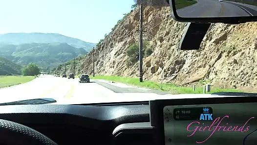 POV McKenzie Mae: Beach Date Public Pee, Car Pussy Rub & Tease Blowjob