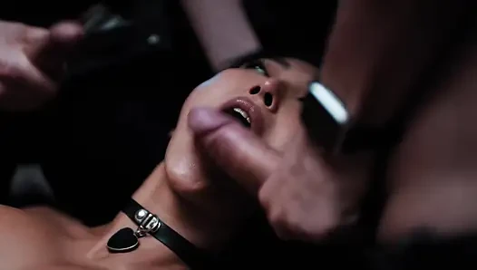 Mind Control Gangbang - Emiri Momota Frozen And Fucked