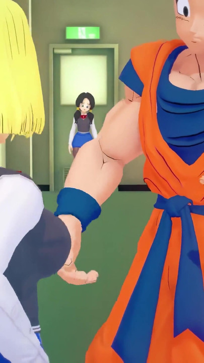 Στο Android 18 αρέσει που ο Videl την βλέπει να γαμιέται Gohan - DragonBall Zex Series | Κλιπ 2
