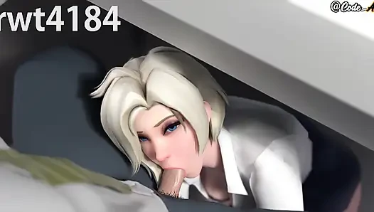 Mercy wird gefickt und bekommt einen creampie