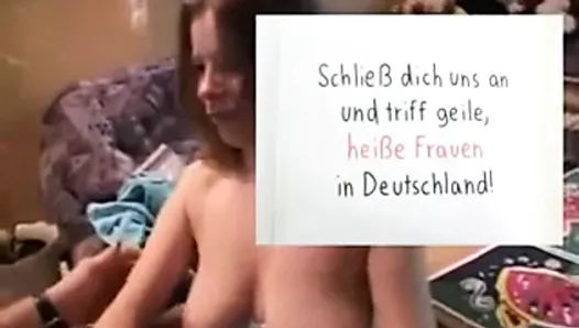 Amateur german girlfriend with big tits sucks and fucks