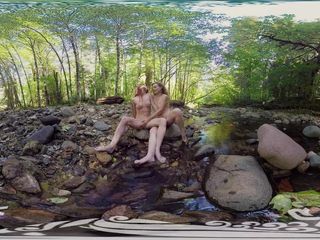 Yanks Ana Molly And Belle Have Lesbian Fun Outdoors