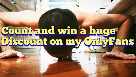 Count the pushups and win the prize