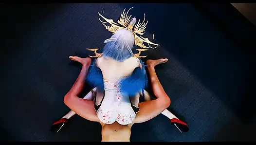 Очарование с большими сиськами: хентай-3D-анимация