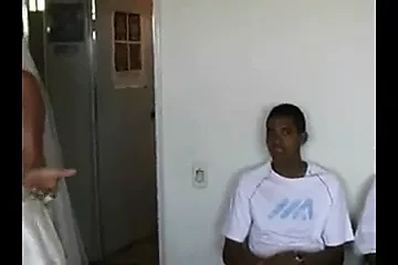 Bride Sharing with Brazilian Guys in Honeymoon