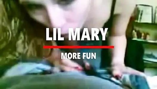 Lil Mary быстрый минет и глотание, подборка, часть 1