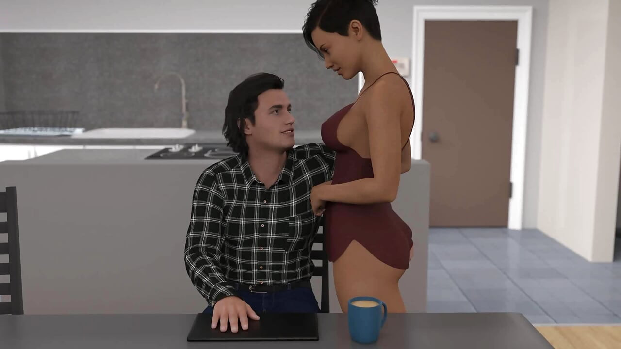 Hard Days: Wife Cheats Her Husband with Hot Blonde Cop While They Are All in the House - Episode 14