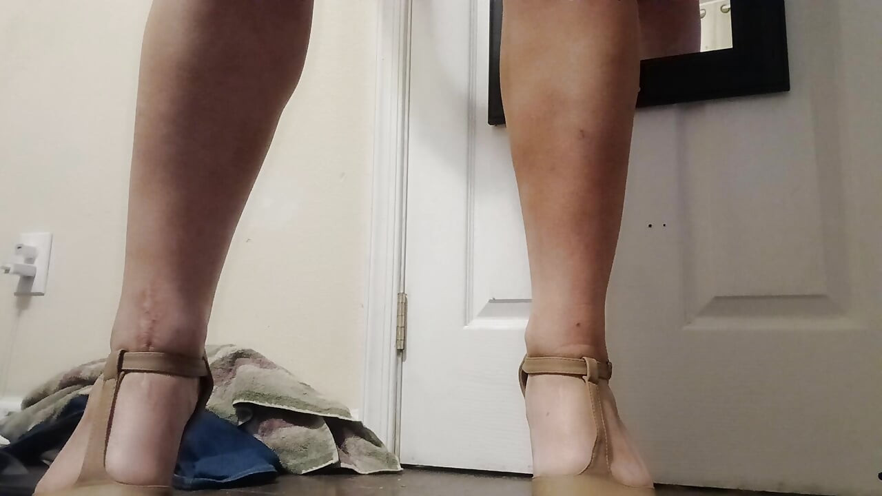 Short dress jerk off