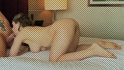 Jackie Hoff - yaşlı adam dctrousersnake ile akşam yemeğinden önce sürpriz anal