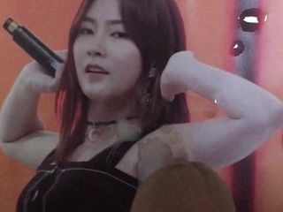 Cum Tribute on Apink's Hayoung's Armpit Sticky Sperm on her