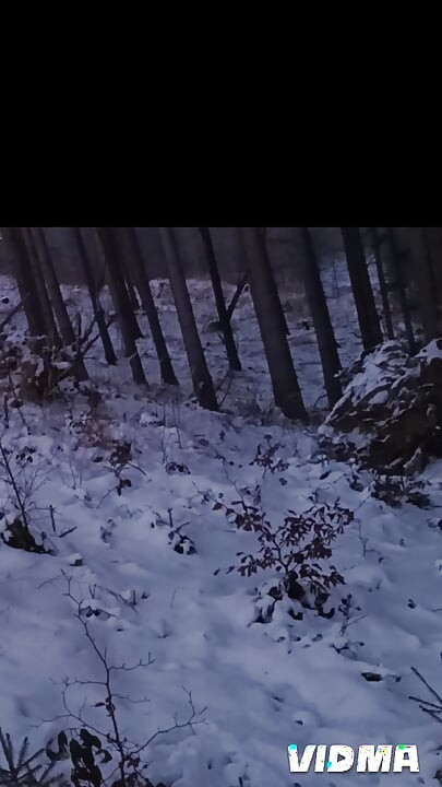 冬天的裸体自然