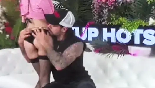 Breezy Bri Sucks A Dildo While Getting Fucked In Doggystyle!