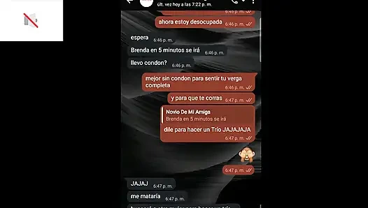 Hot Chat with My Best Friend's Boyfriend with Happy Final | Natasha Homemade - Nati Sweet