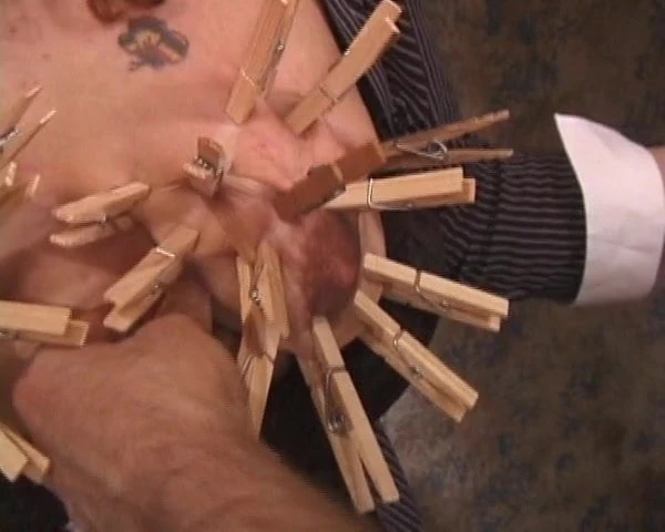 clothespin on the breasts – BDSM