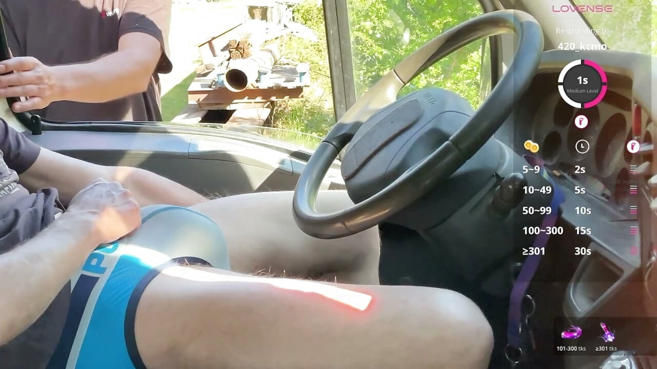 Hot Daytime Truck Encounter