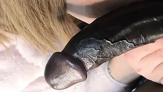 She Needs to Be a Good and Get on Her Knees and Clean His Cock with Her Mouth