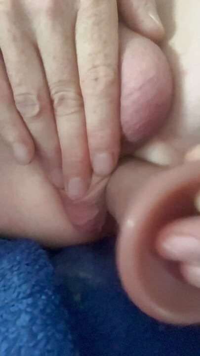 Vegetables, my cock and dildo fucked in the ass