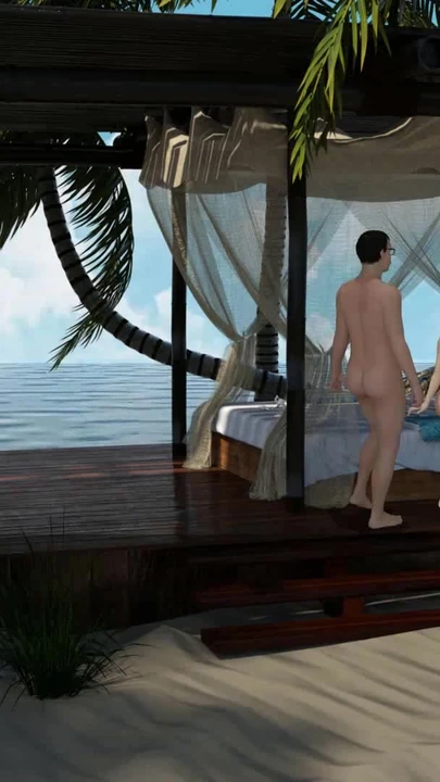 Emlékezetes pillanat az "Adventures Of Willy D: Two Sexy Naked Girls On The Beach - S2E2" című filmből