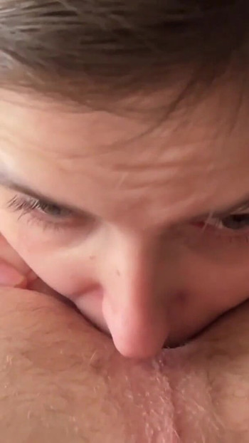 Unforgettable moment from "She licking my asshole and getting facial"