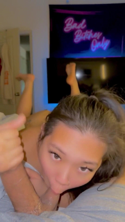 I gave my best friend a sloppy blowjob POV | Clip 1