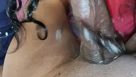 When the aunt next to her asked to move her penis, she started getting eager to her.
