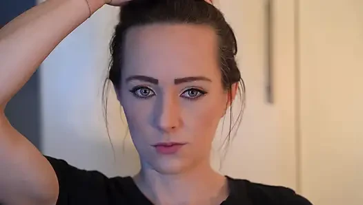 Sensual Close up Smoking with Petite Girl