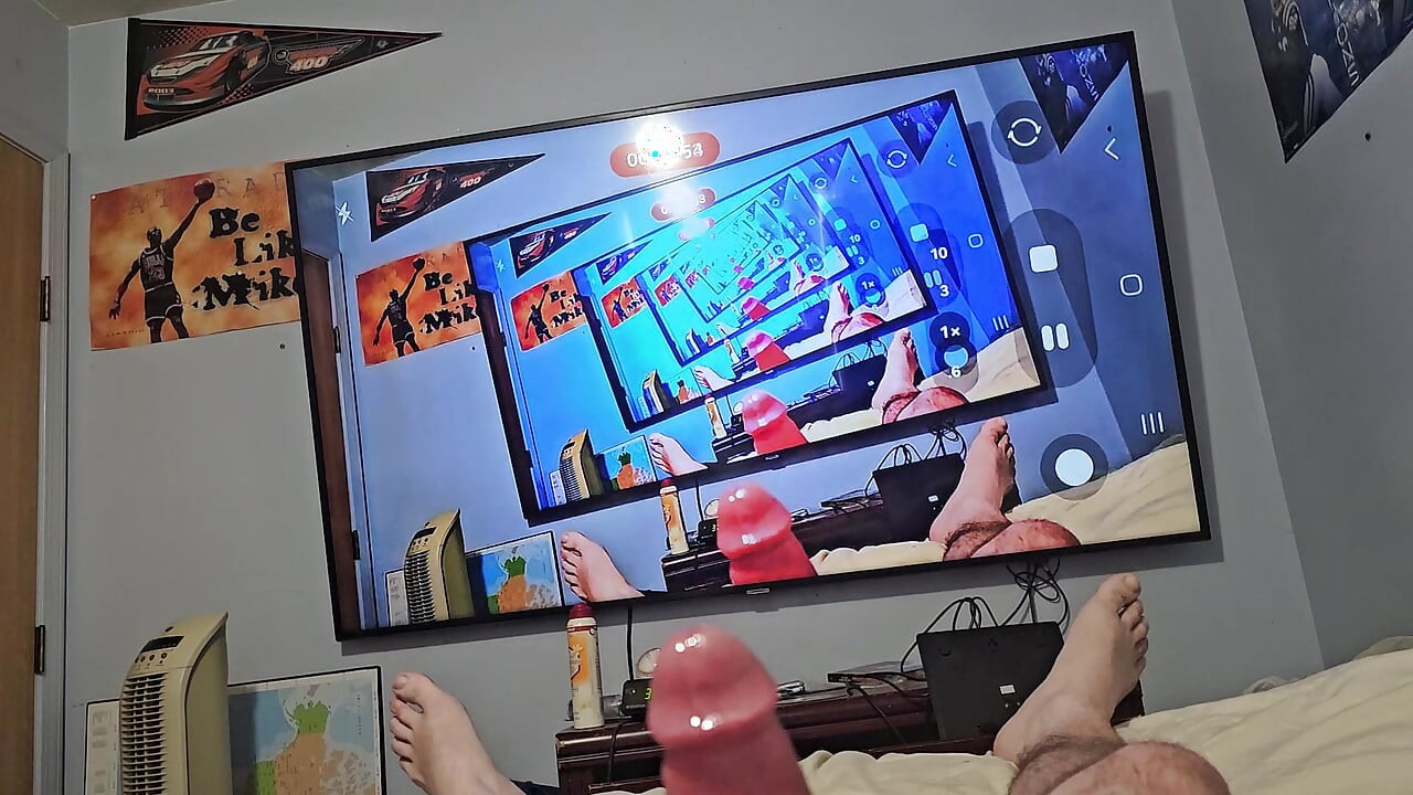 ชายอวบยิงน้ําเงี่ยน