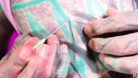 Solo Tattoo Girl Anal Masturbation - Self Assfuck