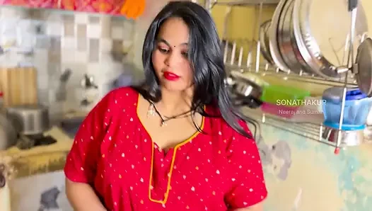 Beautiful Mami Seduced Me While Cooking in Kitchen - Hot Sex