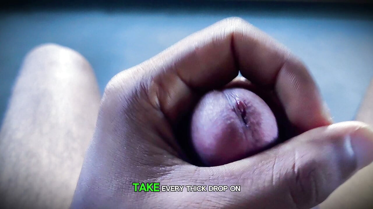 POV Close-Up Big Dick Solo Masturbation - Dirty Talking, Loud Moaning & Huge Orgasm