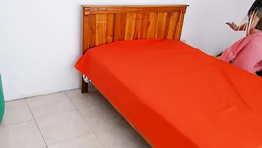 My stepfather got out of the shower and I was waiting in his room to have sex