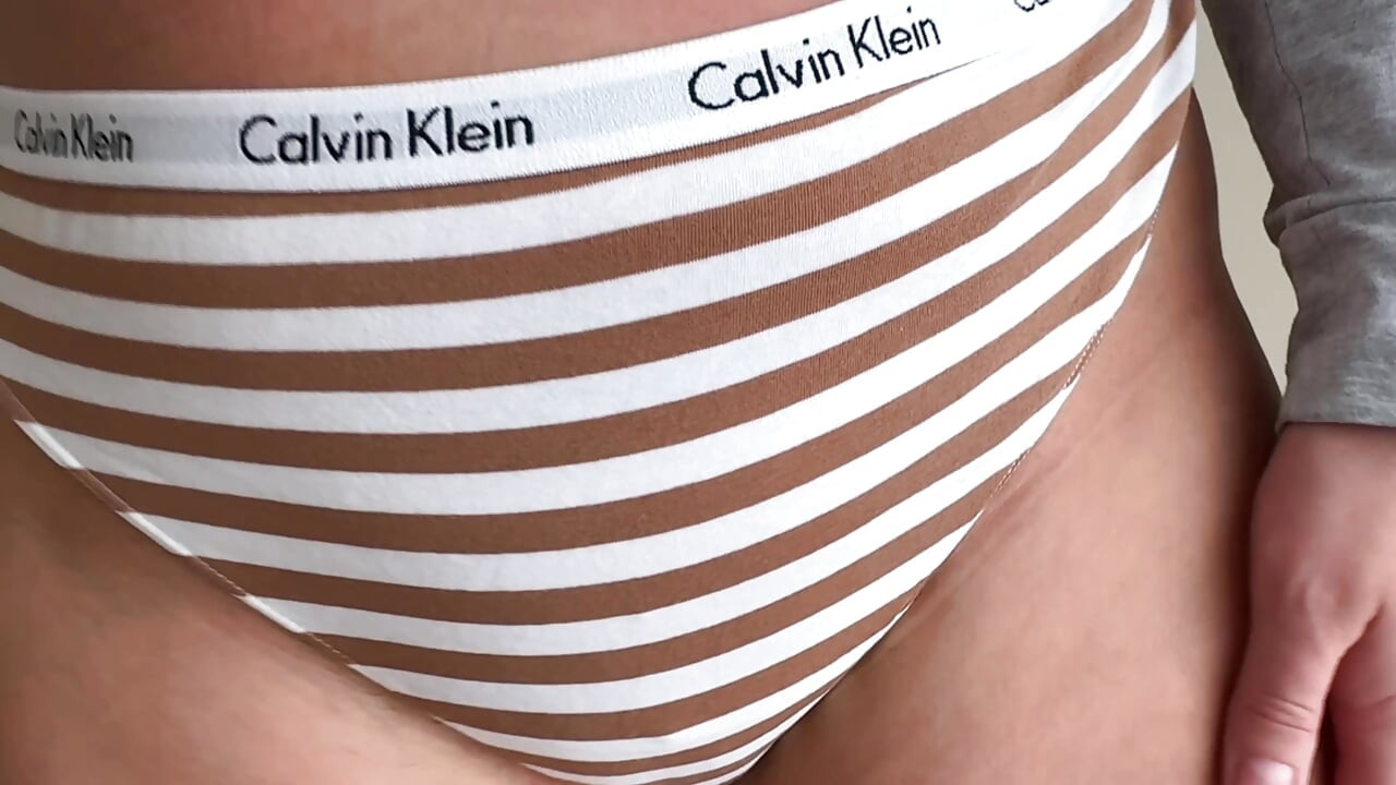 Crotch Touching Fetish in Grey Pyjama Pants