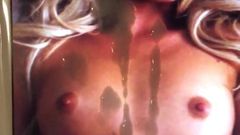 Margot Robbie gets huge load of cum on her tits