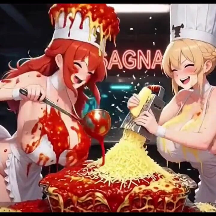 Funny Cook Video, Ai Animation