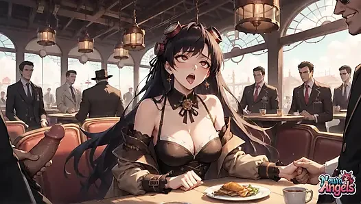 Creamy Steampunk Seduction: Maid's Whipped Cream Explosion