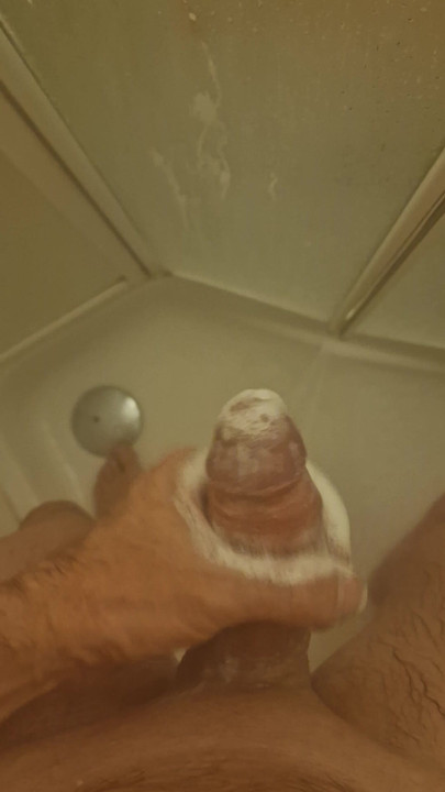 jerking off in the shower, part 1