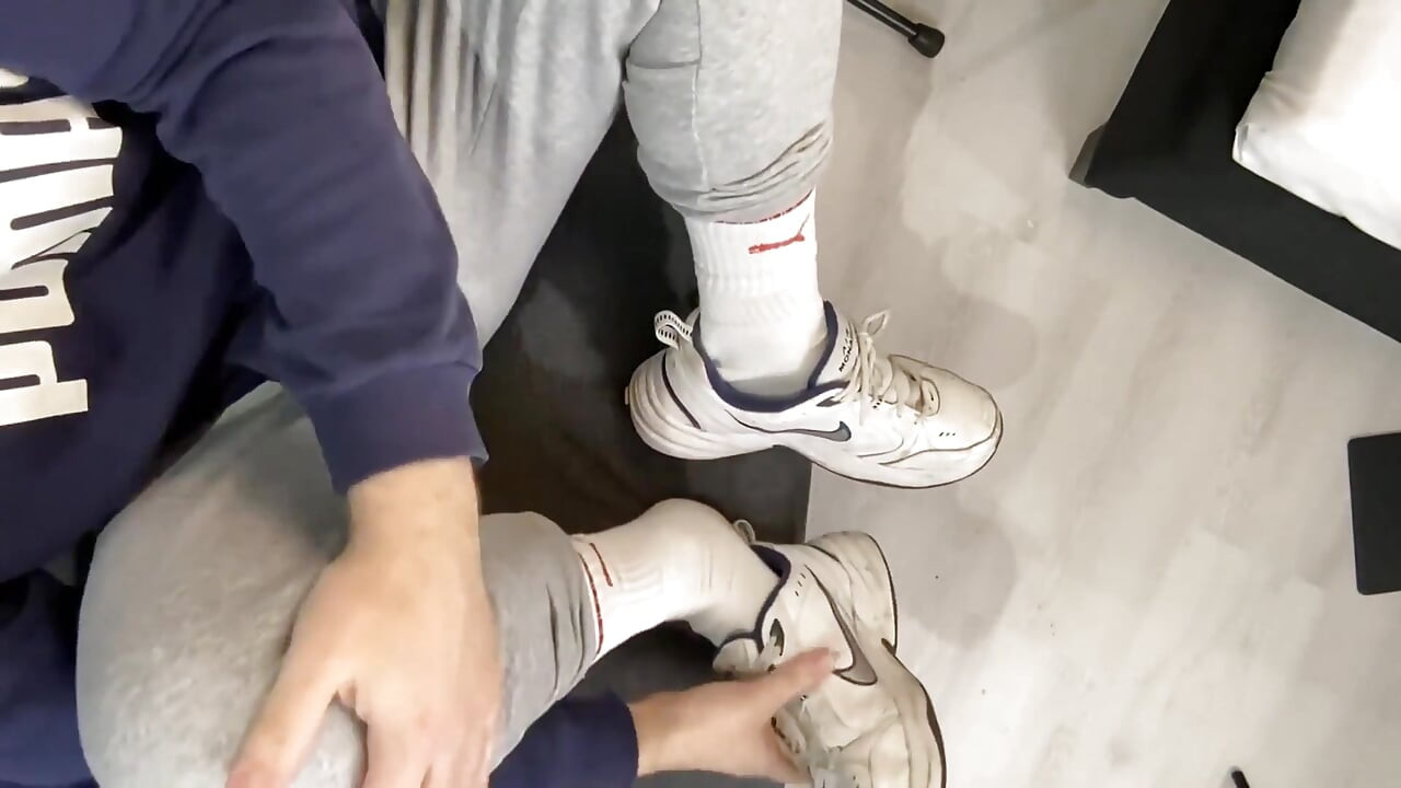 Dirty White Puma Socks, Nike Sneakers
