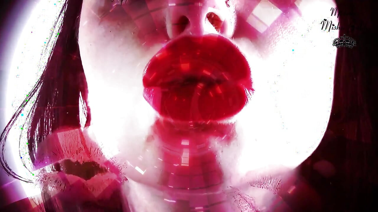 My red kisses on you