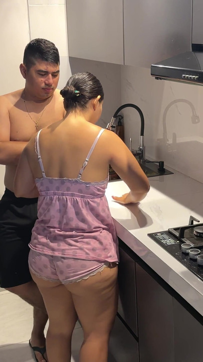 Big Ass Stepmom Gets Fucked by Her Stepson Without Being Seen