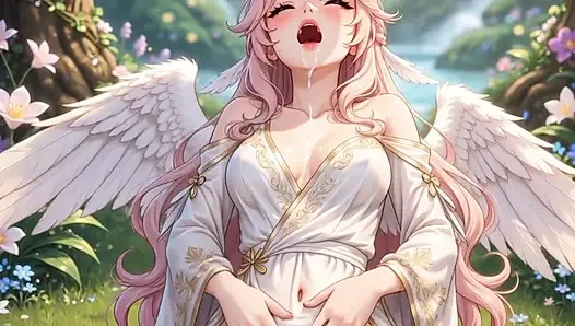 Büyük memeli hentai angel mastürbasyon yapıyor