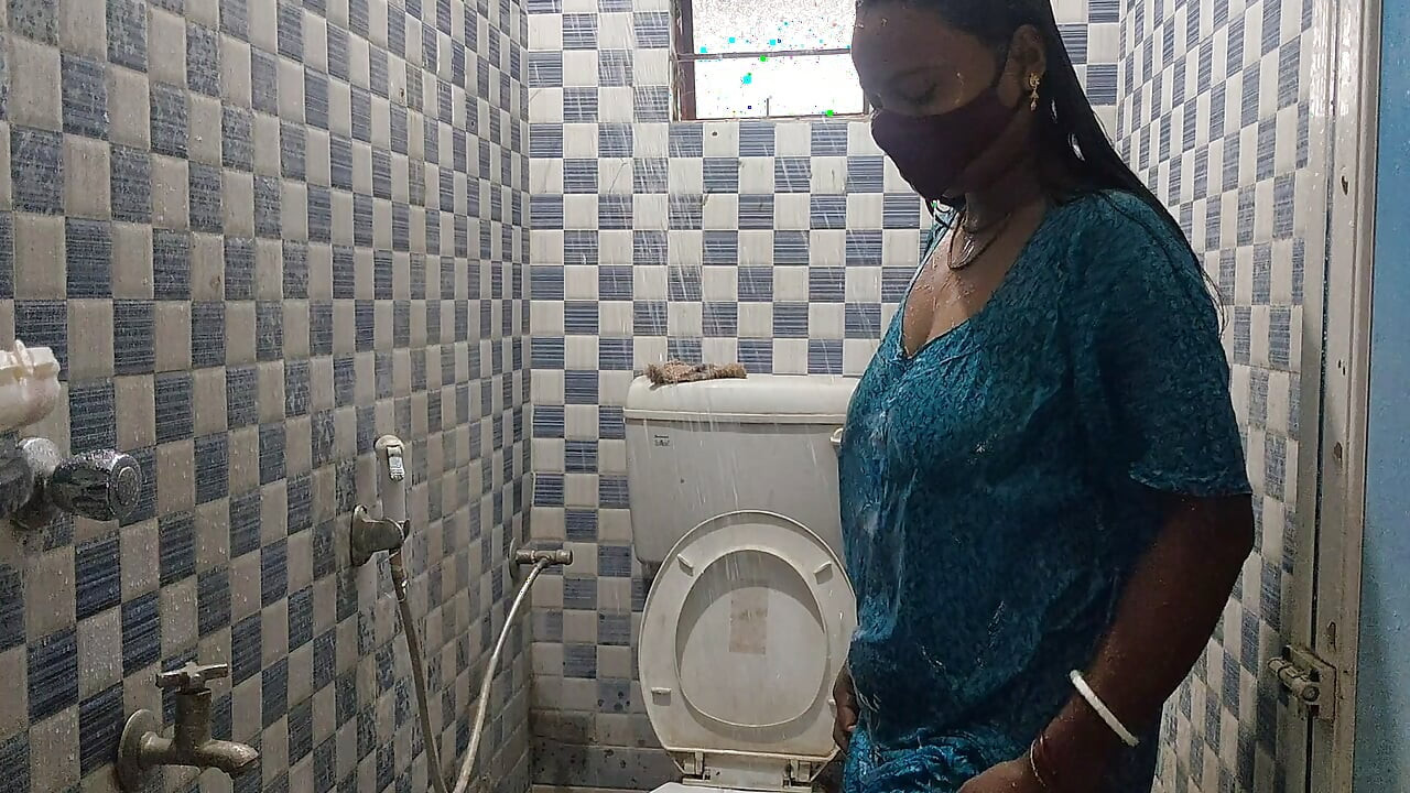 Hot desi bhabi bathroom
