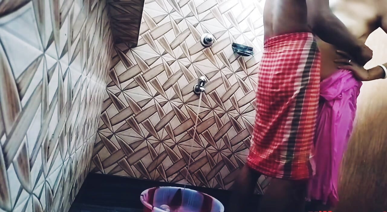 I spied on my Hot Bhabi in the shower and unexpectedly got sex