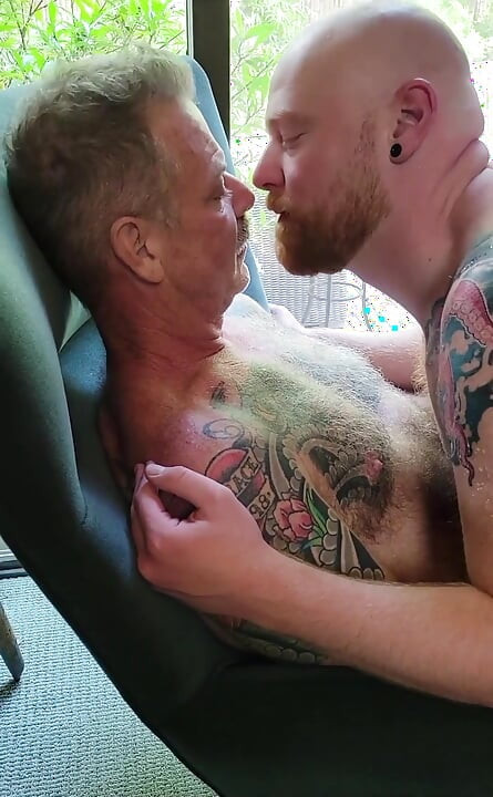 Sucking on Stepdad's Big Cock
